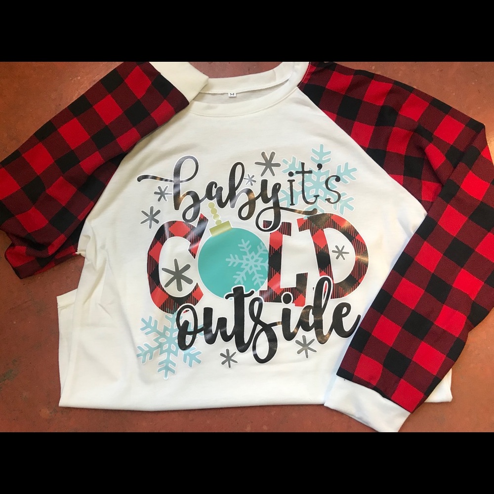 Long Sleeve Buffalo Plaid T Shirt